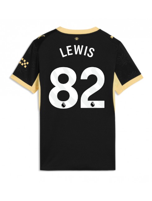Manchester City Rico Lewis #82 Auswärtstrikot für Frauen 2026-27 Kurzarm Manchester City Rico Lewis #82 Auswärtstrikot für Frauen 2026-27 Kurzarm